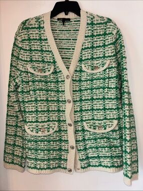 Maje Preppy Knitted Jacket
